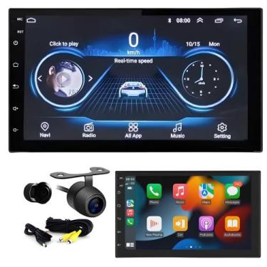 Imagem de Central Mp5 Multimidia Android Auto + Carplay Sem Fio E Câmera De Ré -