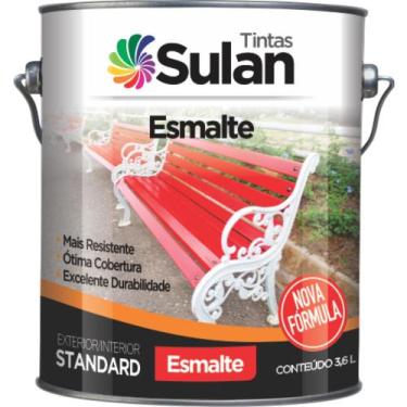 Imagem de Esmalte Sintético Brilhante Cinza 3,6l  Sulan
