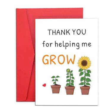 Imagem de Cartão de agradecimento do professor, cartões de agradecimento para professores, vales-presente de agradecimento do professor, cartões de aniversário de professores para mulheres, presentes de