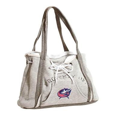 Imagem de Littlearth Bolsa feminina NHL Columbus Blue Jackets com capuz, 24 cm A x 39 cm L x 10 cm P