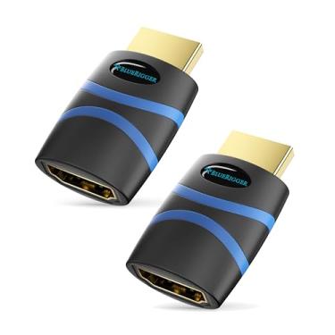 Imagem de BlueRigger Adaptador HDMI CEC Less (4K UHD, ARC, Ethernet, bloqueador CEC macho para fêmea) - Compatível com HDTV, TV Stick, Chromecast, Nintendo Switch, Xbox, PS5, PC, Soundbar - pacote com 2