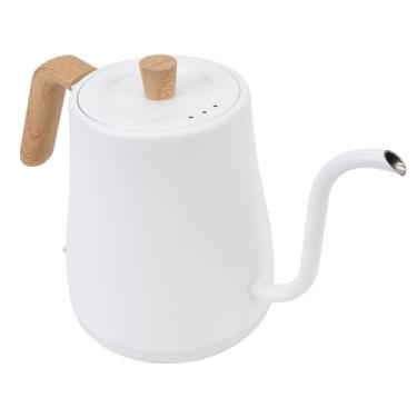 Imagem de Chaleira Elétrica Pescoço de Ganso de 800ml 1000W, Chaleira de água de Desligamento Automático de Aço Inoxidável Com Base de Aquecimento, Despeje sobre a (Plugue UE 220V)