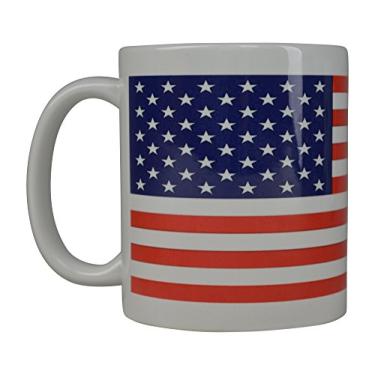 Imagem de Rogue River Tactical Best Coffee Mug USA Old Glory Flag American Patriot Novelty Cup Ótima ideia de presente para homens, pai, pai, marido, militar, veterano, conservador (Old Glory)