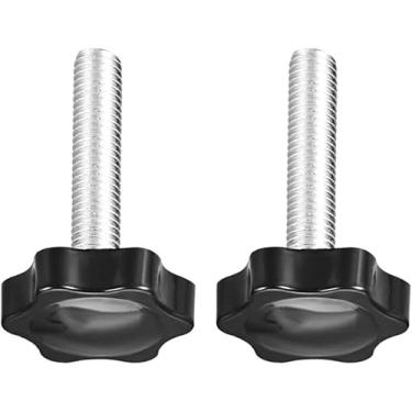 Imagem de Boxonly Puxador de parafuso de fixação para máquina de torno equipamento mecânico instrumento e equipamento da indústria de aparelhos ameixa punhos em forma de hexagonal, fecho de metal, manípulo de