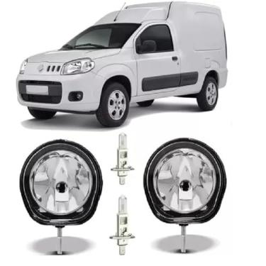Imagem de Universo Car Farol De Milha Fiorino 2014-2021 + Lâmpada H1 Branco