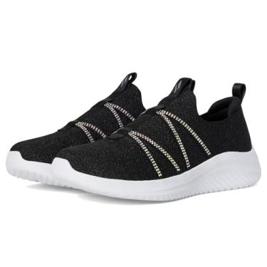 Imagem de Skechers Tênis feminino Ultra Flex 3.0-crystal Spree, Preto, 10.5 Little Kid
