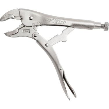 Imagem de Alicate Pressão Mordente Curvo 10" 254mm 10WR 502L3 Irwin - Unica Unico