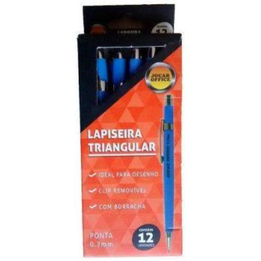 Imagem de Lapiseira Triangular Tecnica 0,7Mm Azul C/12 Jocar Office