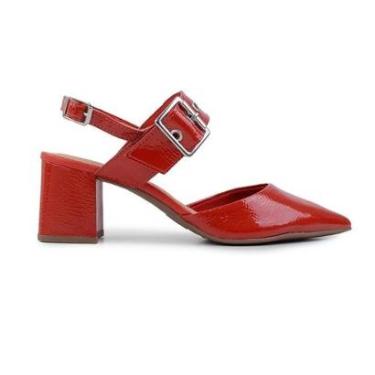 Imagem de Sapato Feminino Bottero Verniz Vermelho - 4908-Feminino
