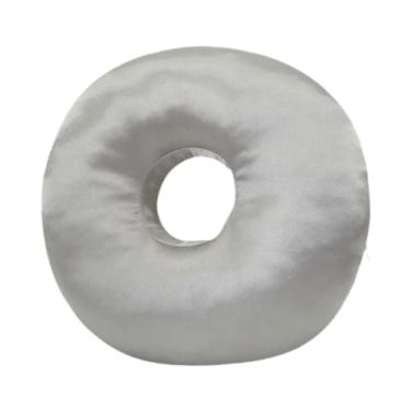 Imagem de Ｂｅｓｇａ Travesseiro de travesseiro perfurado travesseiro, tampa lavável ergonômica com guardas de zíper protetor confortável o em forma de orifício da orelha, Cinza