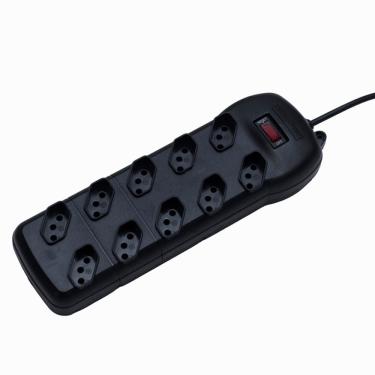 Imagem de Filtro De Linha Qualitronix Qfl10 10 Tomadas Preto