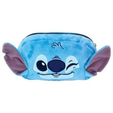 Imagem de Estojo Simples Escolar Infantil Fluffy Zíper Stitch DAC-Unissex