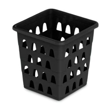 Imagem de Cesto Organizador Quadrado Alto Multiuso Pequeno 10,5 x 10,5 cm Rosa P