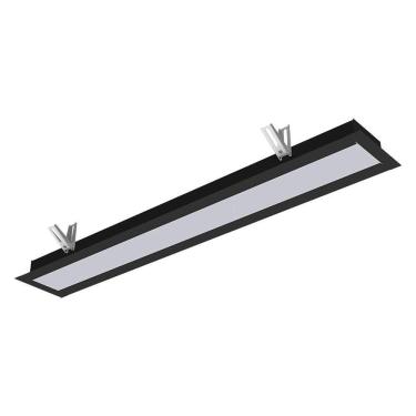 Imagem de Luminária LED De Embutir Vetor 110 Linear 4000K Taschibra 100-240V Preta