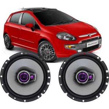Imagem de Kit Alto Falante Pioneer Porta Dianteira Fiat Punto 200w Par, Preto
