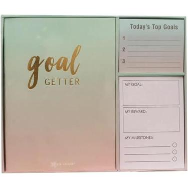 Imagem de Kit Com 1 Caderno + 2 Blocos De Notas Adesivas Sortido (Vd, Vd/Rs), Ve