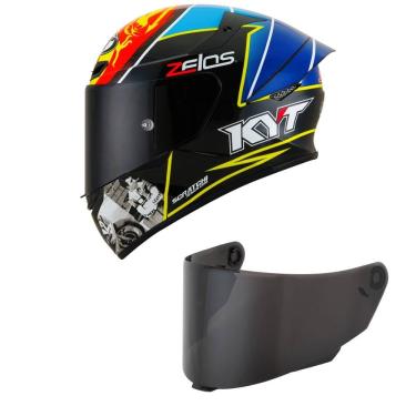 Imagem de Capacete KYT TT Course Xavier Simeon Endurance Champions Mais Viseira Fumê