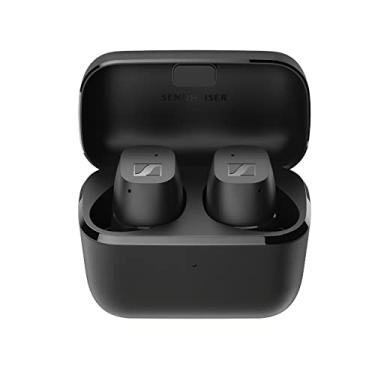 Imagem de Fone de Ouvido Sem Fio Sennheiser CX TWS Bluetooth 5.2, intra-auriculares, cancelamento de ruído passivo, controles de toque personalizáveis, aumento de graves, IPX4 e 27 horas de vida útil da bateria, Preto