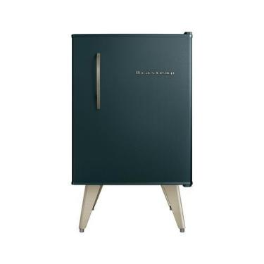 Imagem de Frigobar Brastemp Retrô 76L com Prateleiras Verde 220V