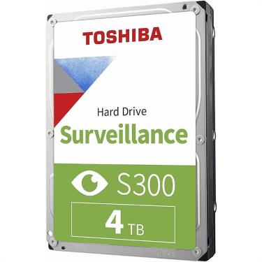 Imagem de HD Interno 4TB Surveillance S300 SATA 5400 HDWT840UZSVAI Toshiba