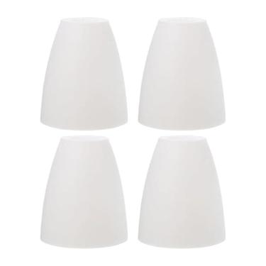 Imagem de Gralara 4 peças Lampshades Fácil Instalação Tampa de luz de reposição elegante para sala de jantar dormitório casa de mesa luminária de mesa, Brilho Do Meio 40mm