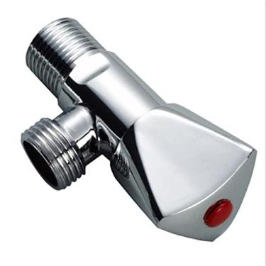 Imagem de Válvulas angulares de latão Acessórios de banheiro Válvulas de enchimento de aquecedor de água para pia de banheiro G1/2 * 1/2 (Cor: A, Tamanho: Tamanho único) (tamanho B único) (Um tamanho) (Um