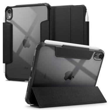 Imagem de Spigen Ultra Hybrid Pro Compatível com iPad Mini 6 / iPad Mini 6ª geração Capa (8.3 polegadas, 2021) com verso transparente e porta-lápis - Preto