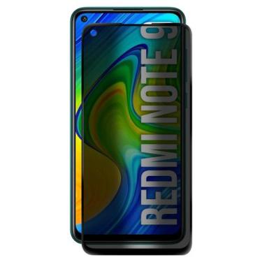 Imagem de Película De Vidro Privacidade 3d Preta Para Redmi Note 9 6.53 - Luiza 