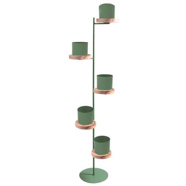 Imagem de Floreira Eixo de Chão com Cachepot Verde - 74591