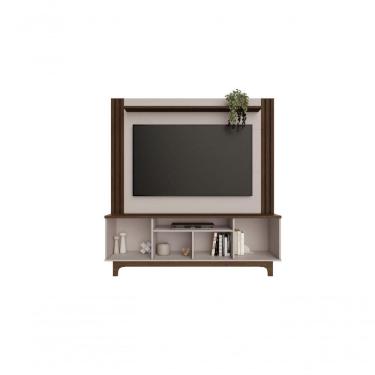 Imagem de Estante Home Para Tvs De Ate 65 Polegadas Balsamo Candian - Jcm Movelaria Café-off White