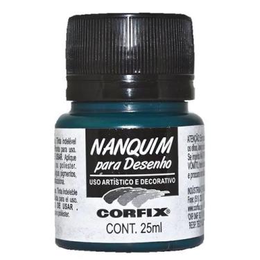 Imagem de Tinta Nanquim Corfix 25ml - 25021, 337 - VERDE BANDEIRA