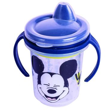 Imagem de Copo Caneca Bebê De Plástico Trio Infantil Mickey 330ml