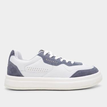 Imagem de Tênis Reserva Troy Masculino, Branco, Cinza, 40