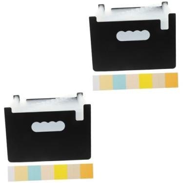 Imagem de 2 peças de armazenamento de recibos, pasta de material de escritório, mini itens para carteira, mini organizador de cupons, carteira de plástico, acessório de escritório, organizador de cupons de