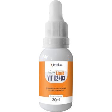 Imagem de Liquid SUPER Vitamina D2 D3 - Suplemento em Gotas - 30ml - Invebra