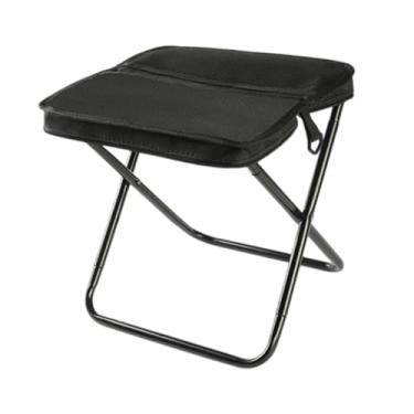 Imagem de rockible Banquinhos dobráveis ​​ao ar livre para adultos Pesca nas fezes de acampamento para acampamento de pesca, Preto