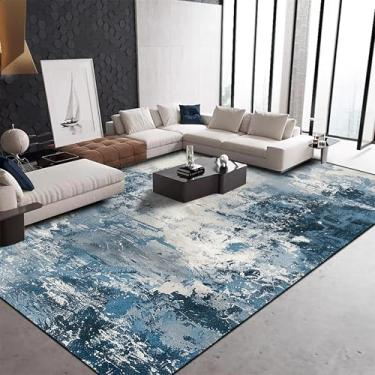 Imagem de Tapetes abstratos modernos para decoração de sala de estar, mesas de centro, tapetes macios para áreas grandes, decoração de quarto e casa (200x250 cm 78,7x98 pol./CX028 Flanela-9)