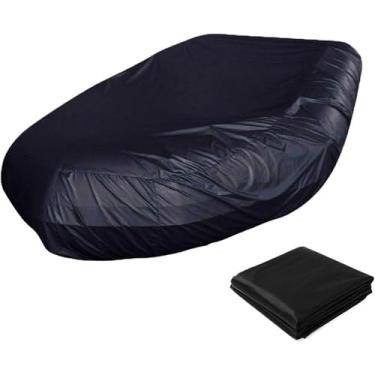 Imagem de Barco Inflável Rib/Bote Capa Impermeável Tecido Oxford 600d Resistente A Uv Capa De Barco Inflável Proteção De Borracha Caiaque De Pesca De Bote, Black, 230 * 94 * 46CM