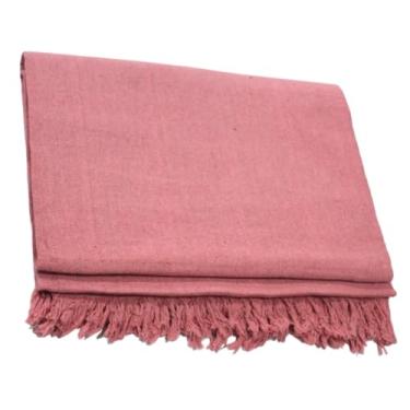 Imagem de Manta Para Sofá 2 e 3 Lugares Verão Cama De Solteiro Frio Gigante 210Mx120M (Algodão)(Rosa - Bêbê)