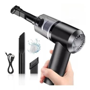 Imagem de Aspirador De Pó Usb Portátil Completo Linha Premium Carro E Casa 2000mAh(Preto)