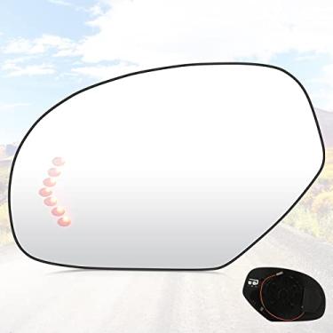Imagem de Youxmoto Espelho lateral esquerdo do motorista para Cadillac Escalade 2007 2008 2009 2010 2011 2012 2013 2014, seta aquecida, para GMC Yukon Sierra 1500/Chevy Avalanche Silverado Suburban retrovisor lateral