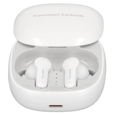 Imagem de GOWENIC Fones de ouvido tradutores de idiomas, tradução simultânea, fones de ouvido 5.0, redução de ruído, 144 idiomas, redução de ruído de 35 dB