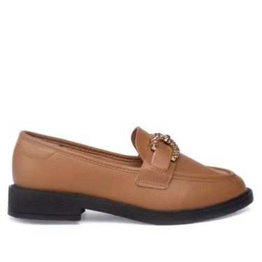Imagem de Mocassim Feminino Vizzano Napa Floather Pedrarias Caramelo, Caramelo, 