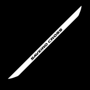 Imagem de Faixa Adesivo Saveiro Cross G7 MD1 Branco - Jhow Adesivos