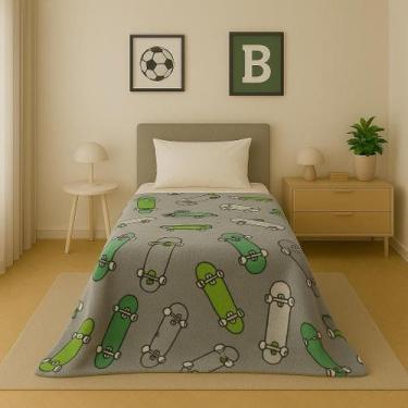 Imagem de Cobertor Infantil Estampado Micro Fibra Antialérgico Manta Infantil - 