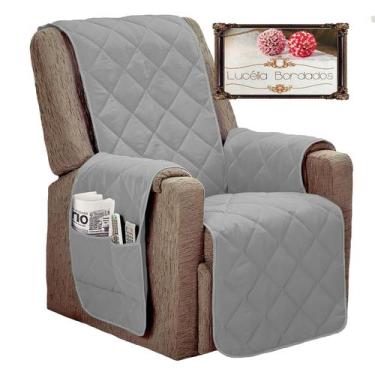 Imagem de Capa protetora para poltrona do papai retratil e reclinavel com fixado