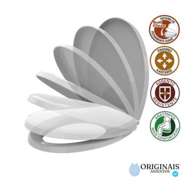 Imagem de Tampa de vaso Universal em PP modelo Evolution fechamento suave - Tupa