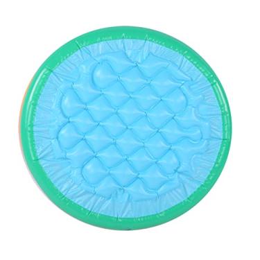 Imagem de Piscina Adorável de Bebês, Piscina Inflável Azul Com 3pcs Anel de Ar Colorido e Piso Macio, Design de Cores Brilhantes, Feito de Material de PVC Premium, Disponível Em Tamanhos (M)