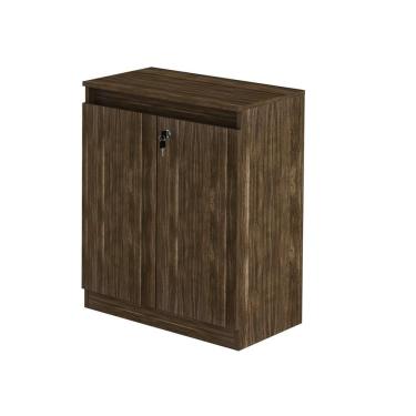 Imagem de Balcão Para Escritório 2 Portas Me4149 Nogal - Tecno Mobili