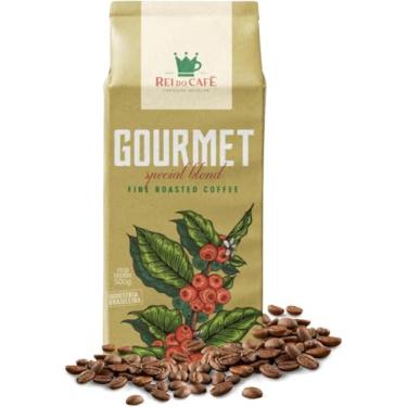 Imagem de Café Em Grãos Gourmet Torrado 1 Kg REI DO CAFE 100% Arábica Alta Mogiana Cafeteria Tradicional de Santos